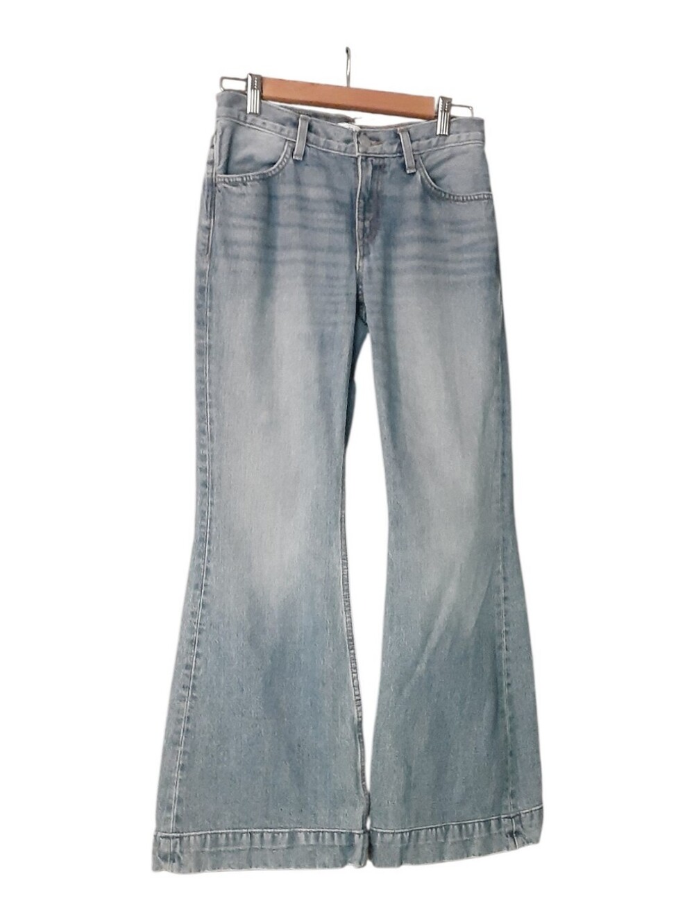 Re/done Flared Jeans. blue. Size 25. Very Good Condition. Inseam 31 Inches